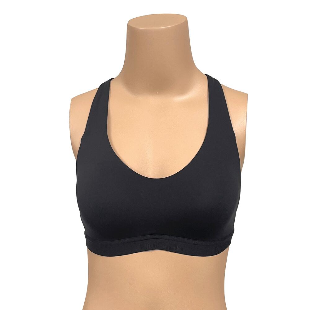 Lululemon Up for It Bra Sz 32C or 32B Black Wireless Padded Medium Support